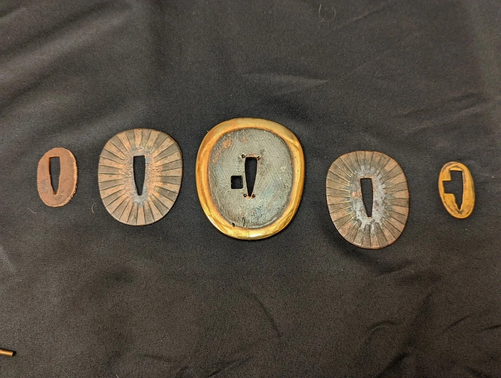 Imperial Japanese Navy Kaiguntō Tsuba Set