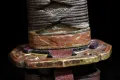 Fuchi and seppa close-up showing the brass fittings around the tsuka