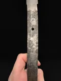 The reverse of the nakago, carrying the date 昭和十六年春 辛巳 (Spring 1941, Kanoto-Mi)