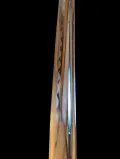 The blade showing its undulating temper line