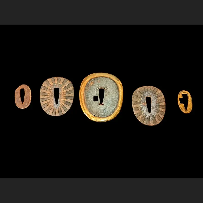 Imperial Japanese Navy Kaiguntō Tsuba Set