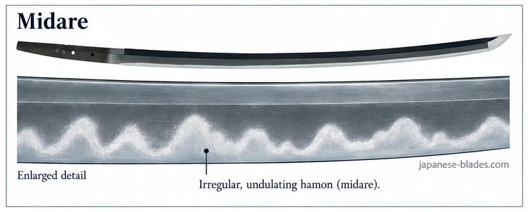 Midare — example