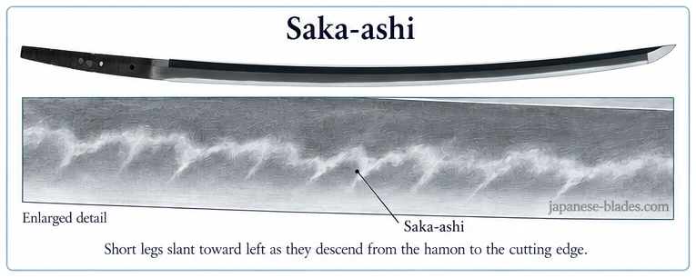 Saka-ashi — example